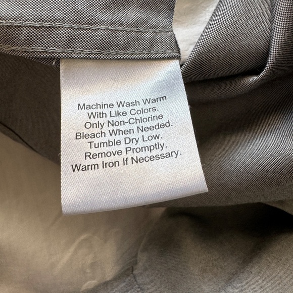 Joseph & Feiss Mens Non-Iron Silver-Gray Classic Fit Long Sleeve Button Shirt 17 - Picture 6 of 13